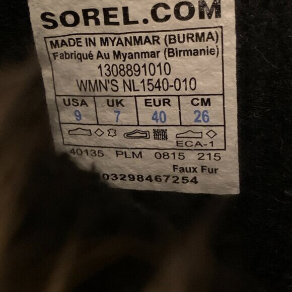 Sz 9 Sorel Joan of Arc Winter Snow Boots - Picture 9 of 9